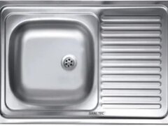 Chiuveta bucatarie din inox adancime 50x80 cm EC-416