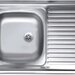 Chiuveta bucatarie din inox adancime 50x80 cm EC-416